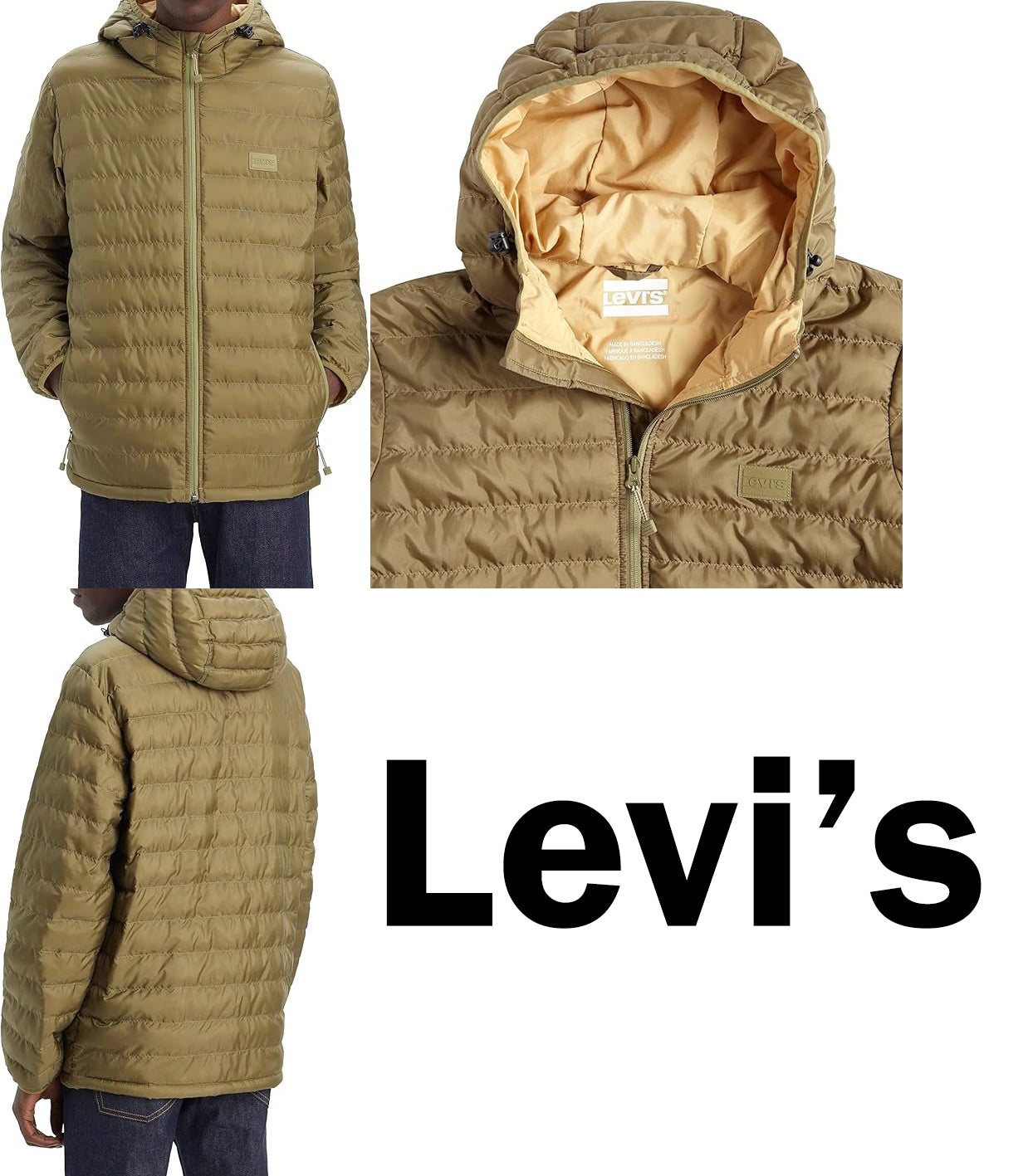 Levi's Men's Quilted Jacket Levi's Men's Quilted Jacket
